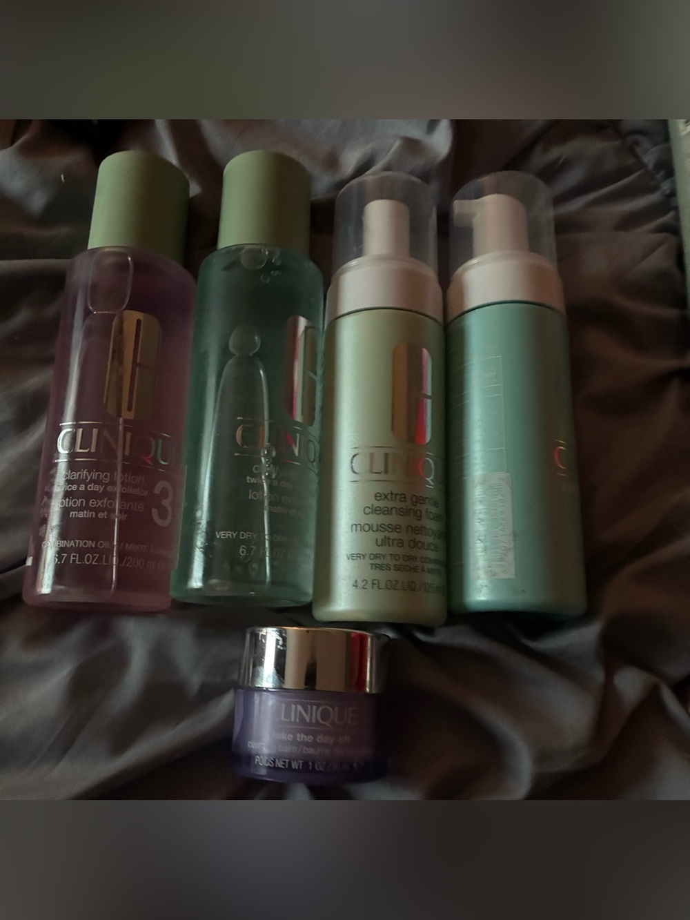 Clinique Skincare Bundle Cleanser Toners Makeup Remover Balm New